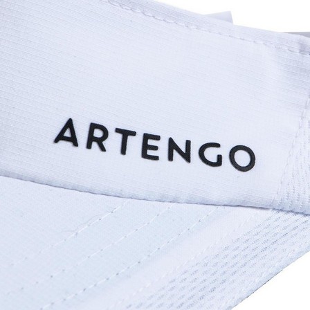 نقاب آرتنگو ARTENGO Tennis-Visier TV100 - سفید - تصویر 4