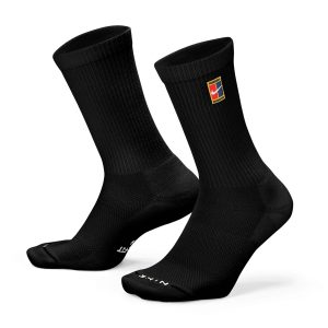 جوراب تنیس نایک سری Court Everyday Elevated Socks مدل 3 جفتی مشکی